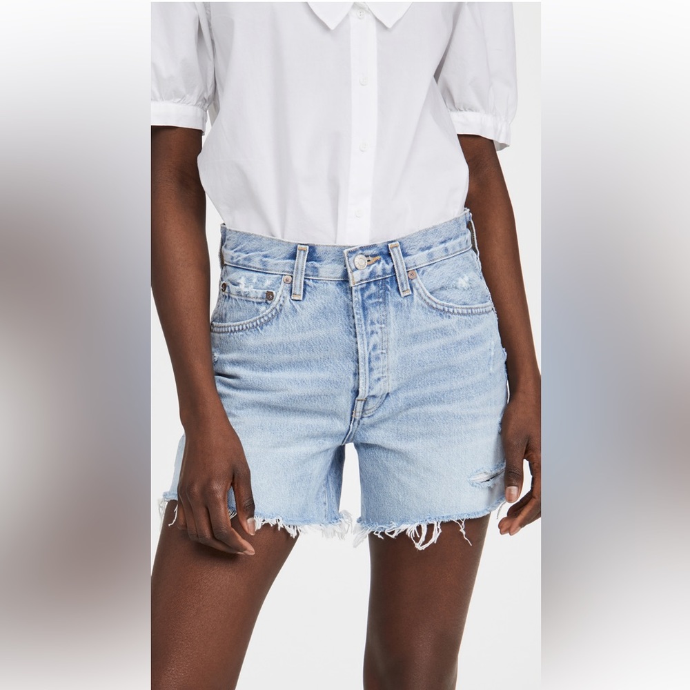 Agolde Parker Long Shorts - Colour Swapmeet - Size 26
